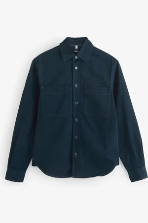 HUGO BOSS Relaxed Fit Shirt In 100% Cotton TwillS