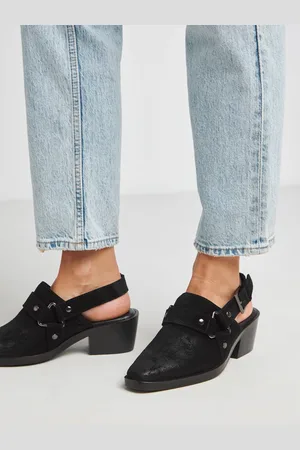 Simply Be Western Detailed Shoes In Extra Wide Fiteu41