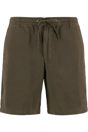 Barbour Washed Oxford Relaxed 100% Cotton ShortsX-Large