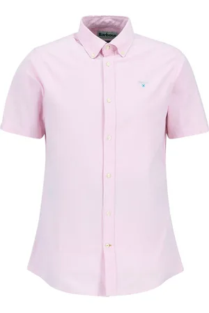 Barbour Koszula Oxtown Classic z krótkim rękawem Oxford z bawełny 100%L