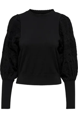 ONLY Puff Sleeve Lace Detail Jumper36