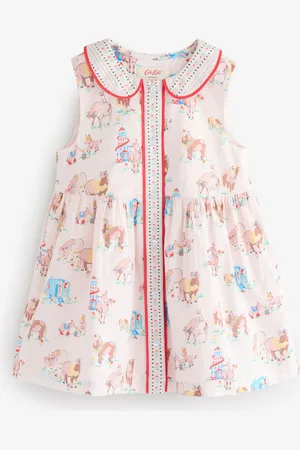 Next Cath Kidston Seaside Print Collar 100% Cotton Dress (3mths-8yrs)7