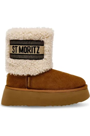 Steve Madden St. Moritz Fur Lined Brown BootsEU 36 (UK 3)
