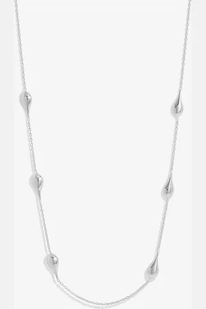 Simply Silver 925 Polished Nugget Orb NecklaceJeden
