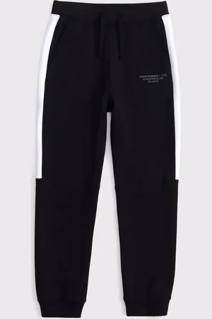 Abercrombie & Fitch Logo Tapered Joggers With Stripe Detail134140 cm