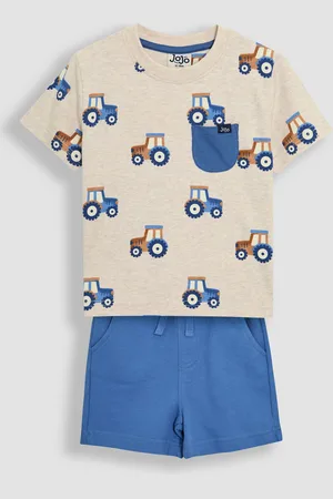 JoJo Maman Bébé 2-Piece Printed T-Shirt & Short Set116122 cm