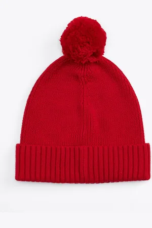 Tommy Hilfiger 100% Organic Cotton Pom Pom BeanieL-XL