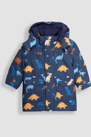 JoJo Maman Bébé Detachable Hood Print Parka2