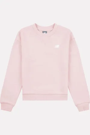 New Balance Kids French Terry Small Logo Crew Sweater122128 cm