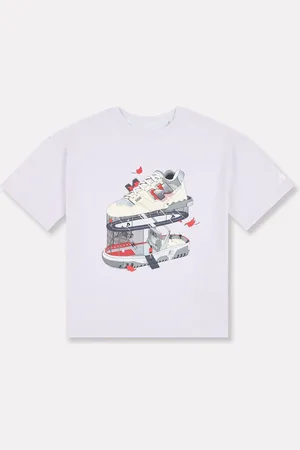 New Balance Kids Fitness Centre Illustrated Graphic 100% Cotton T-Shirt152158 cm