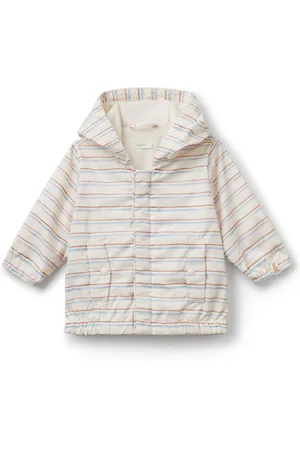 Benetton Baby Cream Printed Raincoat7480 cm