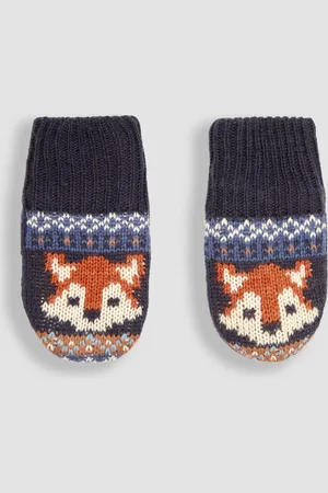 JoJo Maman Bébé Fair Isle Pattern Mittens1