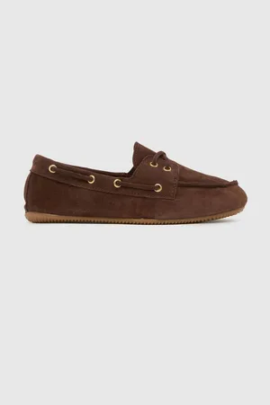 Schuh Suede Moccasin Boat Shoeseu41
