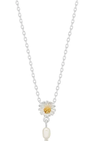 ESTELLA BARTLETT Flower Pearl Drop NecklaceJeden