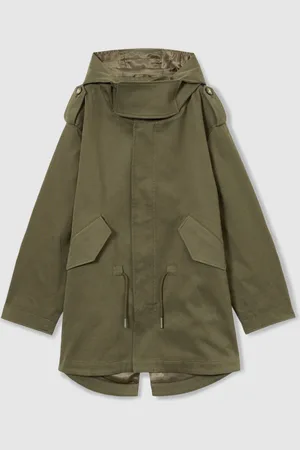 Reiss Karmie Cotton-Blend Gabardine Utility Coat9