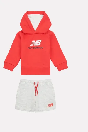 New Balance Kids 100% Cotton Hoodie & Shorts Set8086 cm
