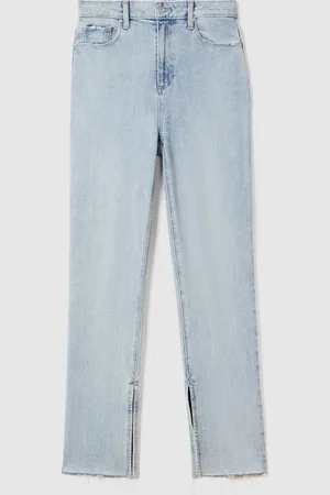 Paige Straight Leg Split Hem Jeans25