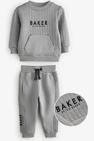 Ted Baker Grey Quilted Sweatshirt And Joggers Set10 lat (140 cm)