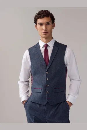 Next Trimmed Neppy Signature Nova Fides Suit Waistcoat48 Regular (UK 38 R)