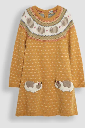 JoJo Maman Bébé Fairisle Pattern Knitted Dress12
