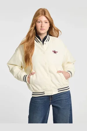Guess Embroidered Varsity Logo Bomber JacketS