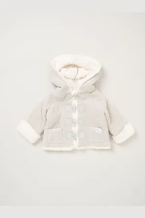 Rock-a-bye Baby Boutique 100% Cotton True Knit Cardigan with Sherpa Lining3