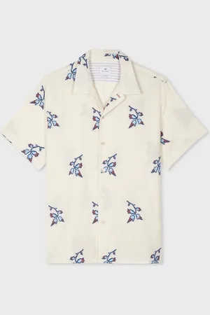 Paul Smith Casual Fit Short Sleeve 100% Cotton White ShirtXL