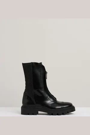 Reiss Skórzane buty Sophie zapinane na zamek z przodu EU 38 (UK 5)