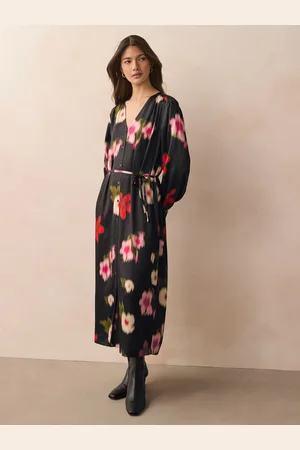 GANT Relaxed Floral Print Shirt Dress44