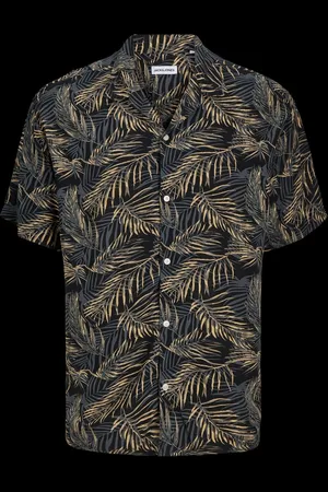 JACK & JONES Tropical Print Short Sleeve Resort ShirtS