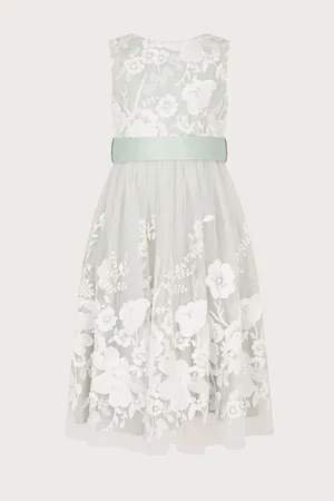 Monsoon Alicia Embroidered Lace Maxi Dress5 lat (110 cm)
