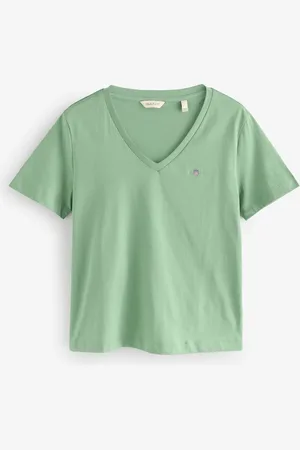 GANT 100% Cotton Shield V-Neck T-ShirtXL