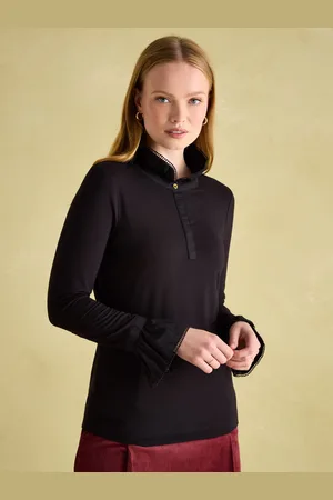 Joules Kate Long Sleeve Frilled Neck Top46