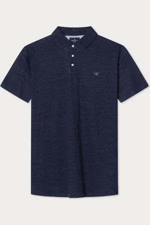 Hackett Linen Seersucker PoloL