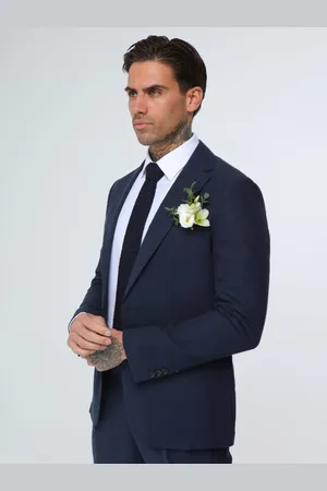 Harry Brown Decorate Cotton Linen Blend Tailored Fit Blazer46