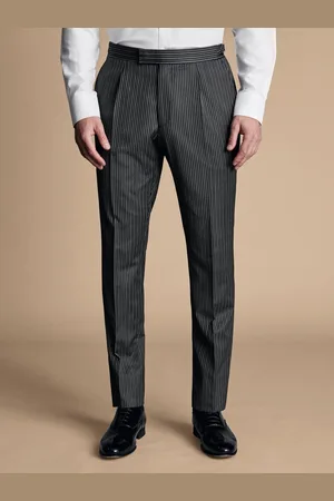 Charles Tyrwhitt Stripe Slim Fit Morning Suit TrousersSZER.32 DŁ.32