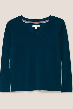 White Stuff 100% Cotton Long Sleeve Nelly T-Shirt42