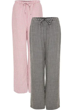 Threadbare Wide Leg Gingham TrousersEU 40 (UK 12)