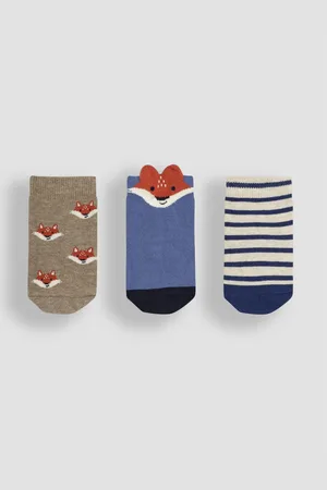 JoJo Maman Bébé Fox Socks 3 Pack4