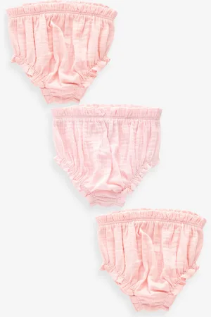 Next 100% Cotton Baby Knickers 3 Pack (0mths-2yrs)Pierwszy rozmiar (50 cm)