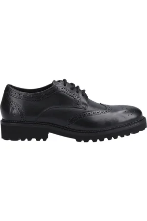 Hush Puppies Gabi Lace Up Senior Black Shoesuk4eu37