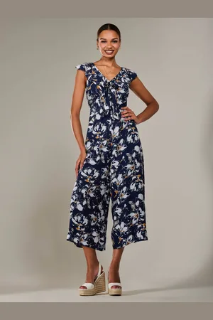 Jolie Moi Frill Tie Front Jumpsuit44