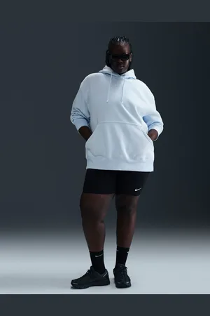 Nike Polarowa bluza z kapturem oversize Curve Phoenix zakładana przez głowę z kolekcji Odzież sportowaXXXL