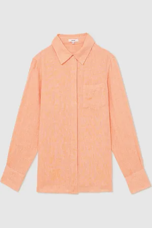 Reiss Lniana koszula Belle zapinana na guziki34