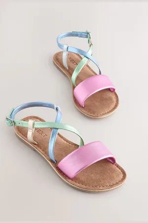 Next Leather Strappy Buckle Fastening Sandalsuk7eu41