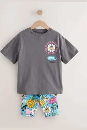 Next Oversized T-Shirt And Cycle Shorts Top & Shorts Set (3-16yrs)104110 cm