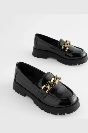 Next Loafersy szkolne z grubym łańcuszkiemEU 39 (UK 6)