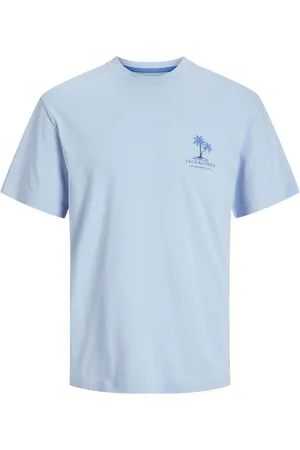 JACK & JONES Relaxed Fit Blue Back Graphic Print 100% Cotton T-Shirt128134 cm