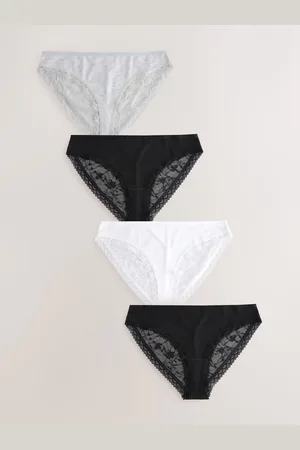 Next Modal Lace Cotton Knickers 4 Pack50
