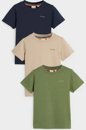 Paul Smith Boys Signature 100% Cotton T-Shirts 3 Pack7 lat (122 cm)